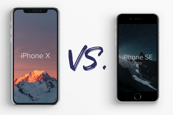 Das neue iPhone SE (2020) im Vergleich zum iPhone X