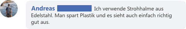 Facebook-Kommentar von Andi