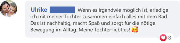 Facebook-Kommentar von Ulrike