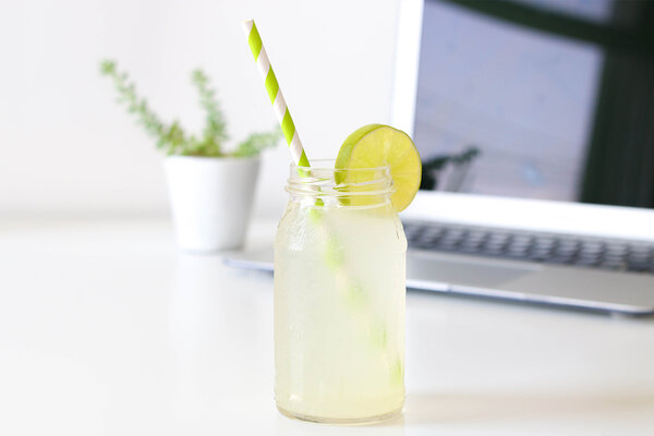 Kalte Limetten Limonade