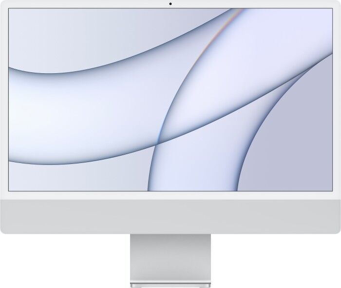 Apple iMac 2021 M1 | 24" | 8 GB | 256 GB SSD | 8-Core GPU | silber | DE, image 1 of 3