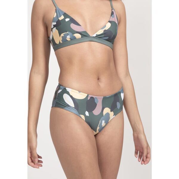 boochen - Amami Bikini-Unterteil wendbar in Green Wildflower / Daisy Print | Größe XXL, image 1 of 5