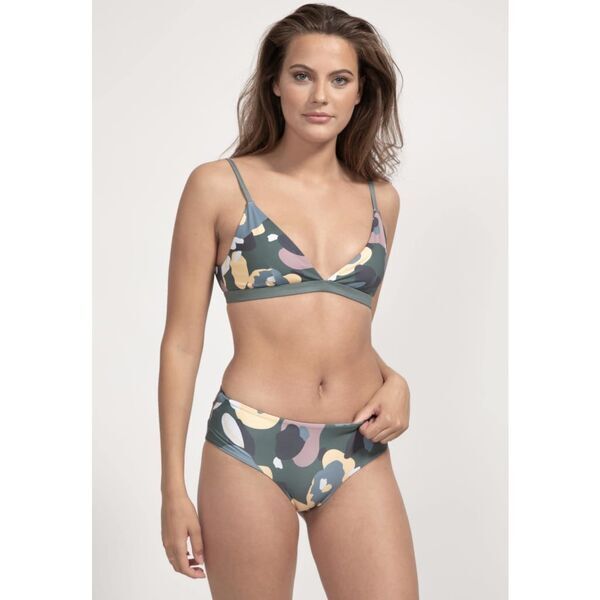 boochen - Amami Bikini-Unterteil wendbar in Green Wildflower / Daisy Print | Größe XXL, image 2 of 5