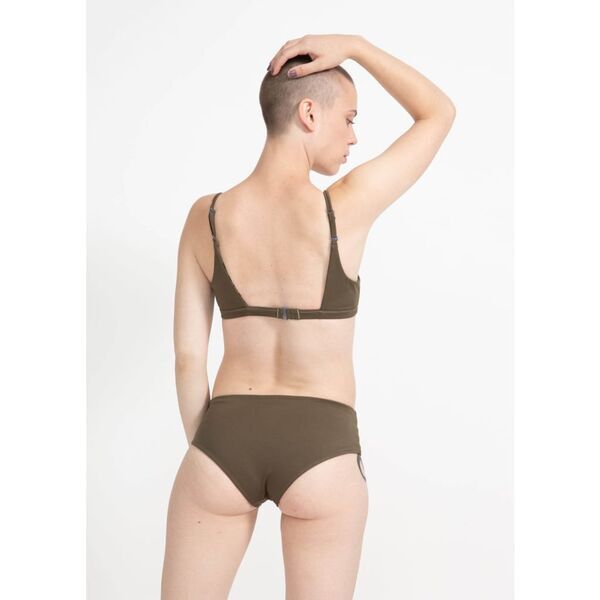 boochen - Amami Bikini-Unterteil wendbar im Green Leopard / Moss | Größe XS, image 4 of 5