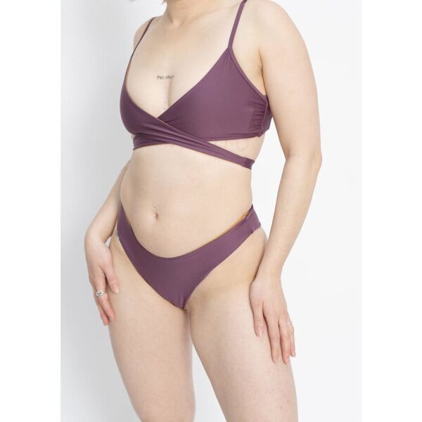 boochen - Arpoador Bikini-Unterteil wendbar in Lavender / Honey Mustard | Größe L, image 1 of 5