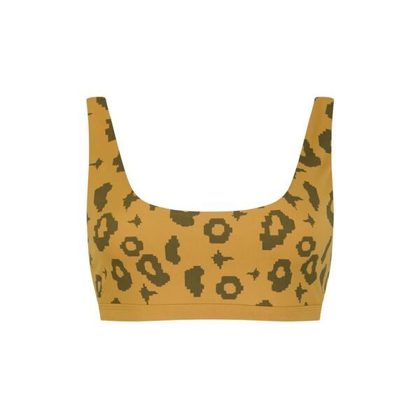 boochen - Caparica Bikini-Oberteil wendbar in Yellow Leopard / Honey Mustard | Größe XL, image 5 of 5