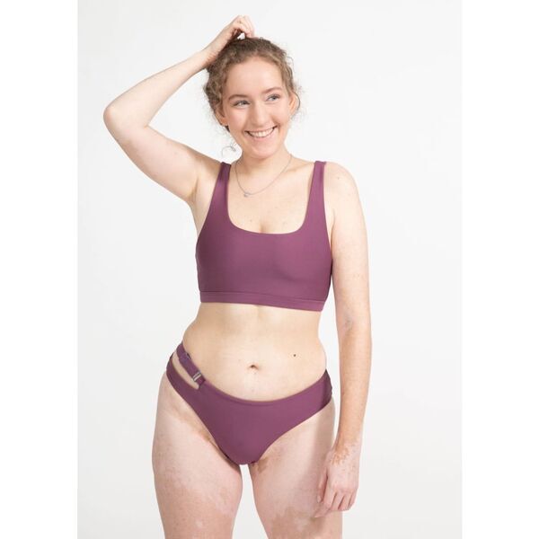 boochen - Caparica Bikini-Oberteil wendbar in Lavender / Honey Mustard | Größe L, image 1 of 5