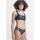 boochen - Caparica Bikini-Oberteil wendbar in Dark Blue / Solid Brown | Größe S, thumbnail 1 of 5