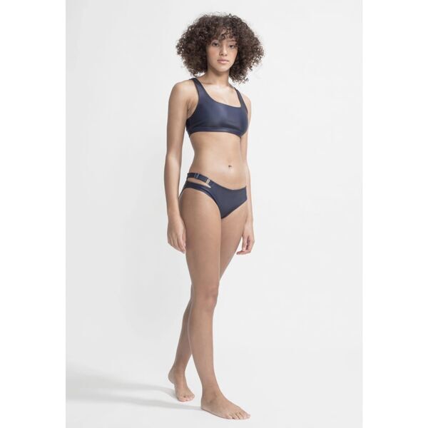 boochen - Caparica Bikini-Oberteil wendbar in Dark Blue / Solid Brown | Größe S, image 5 of 5