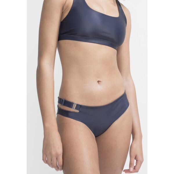 boochen - Caparica Bikini-Unterteil wendbar in Dark Blue / Solid Brown | Größe XL, image 1 of 5