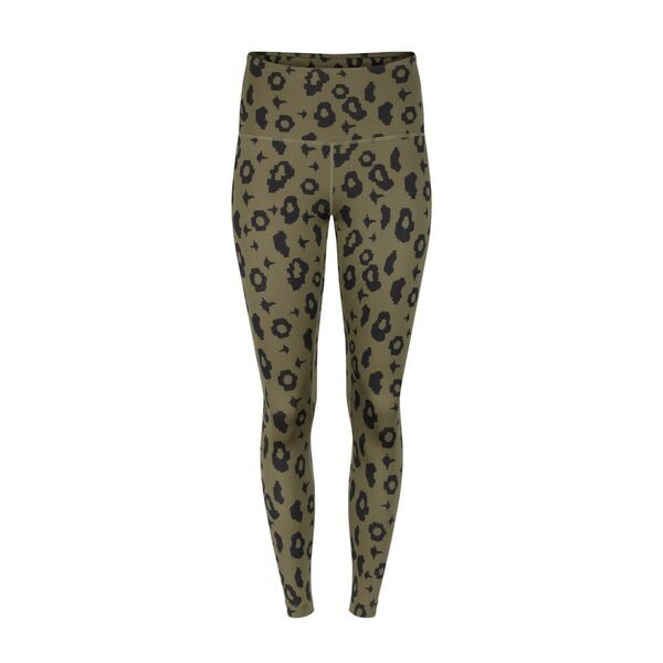 boochen - Surf & Yoga Leggings in Green Leopard | Größe XS, image 4 of 5