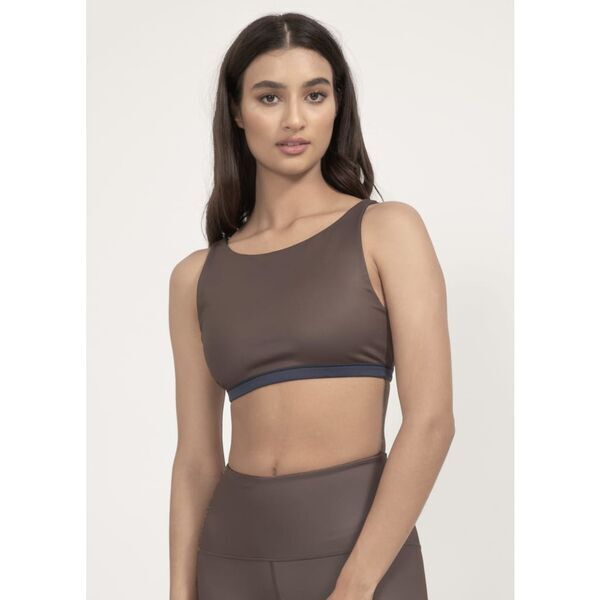 boochen - Sport-BH Meco in Midnight blue / Mocha | Größe XXL, image 3 of 5