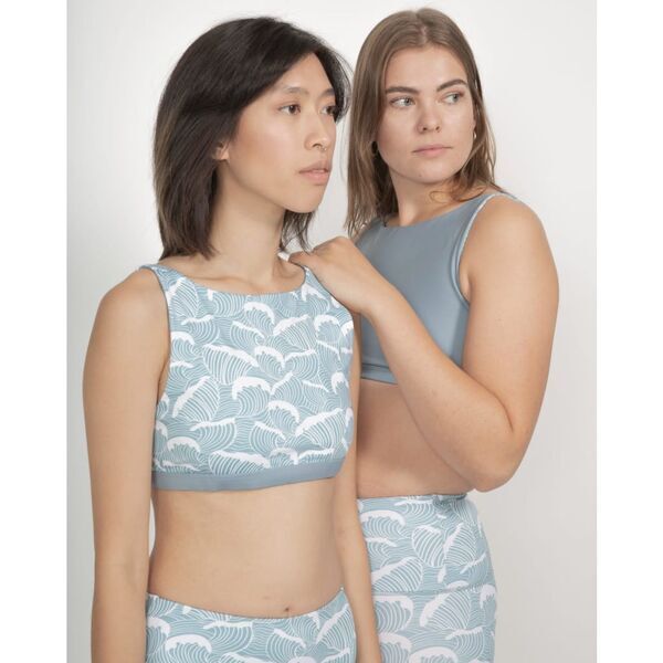 boochen - Sport-BH Meco in Ocean Waves Print | Größe XL, image 2 of 5