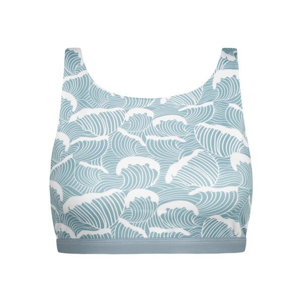 boochen - Sport-BH Meco in Ocean Waves Print | Größe XL, image 5 of 5