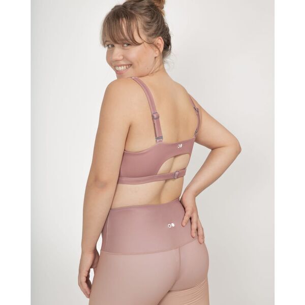 boochen - Sport-BH Meco in Rosa / Sunrise | Größe XL, image 2 of 5