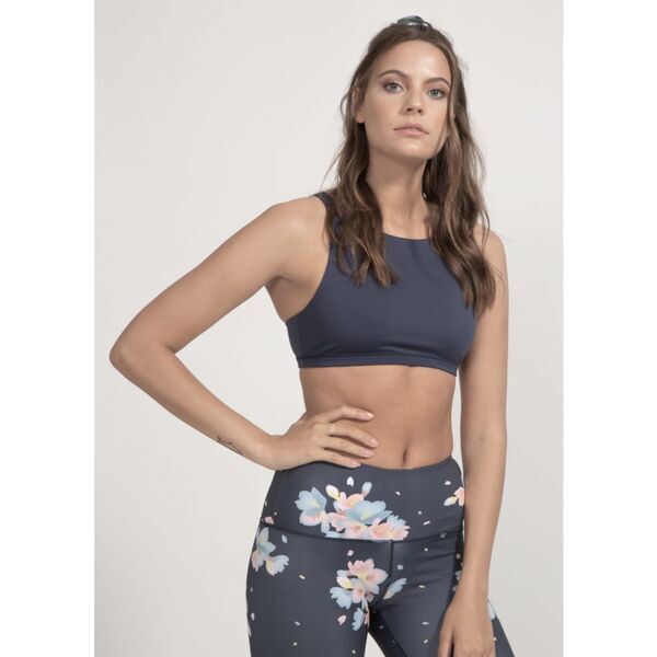 boochen - Sport-BH Meco in Dark Sakura Print | Größe L, image 2 of 5