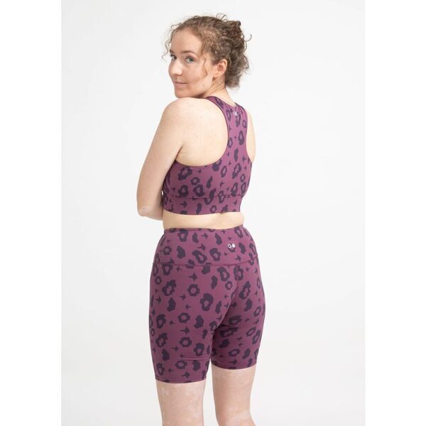 boochen - Sport-BH Ubud in Lila Leopard | Größe XXL, image 3 of 5