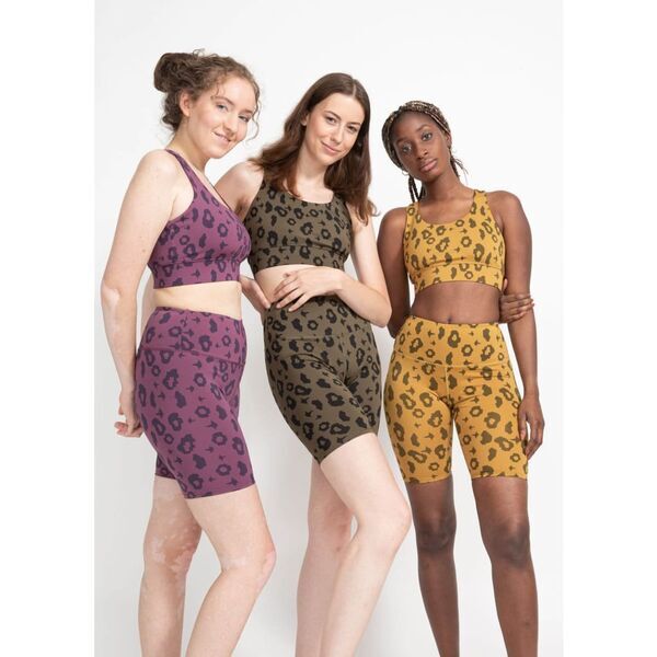 boochen - Sport-BH Ubud in Lila Leopard | Größe XXL, image 5 of 5