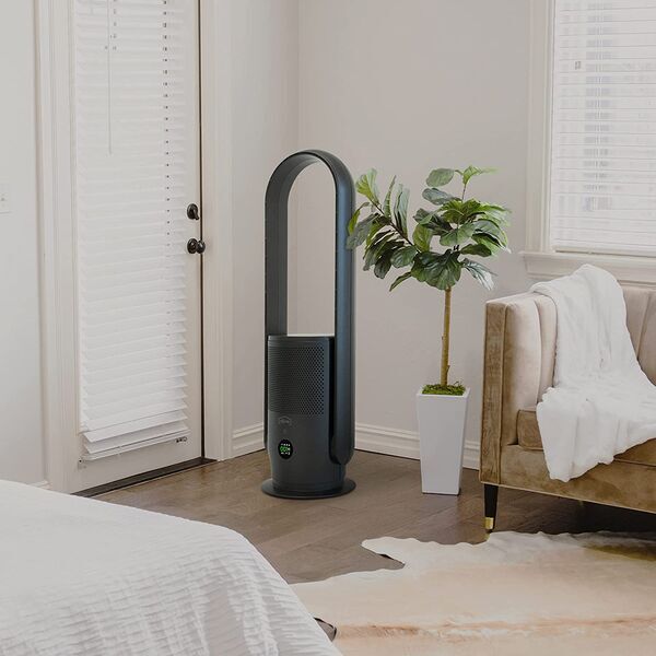 djive Flowmate ARC Portable 2in1 kabelloser Akku-Ventilator & Luftreiniger | Metallic Grey, image 2 of 2