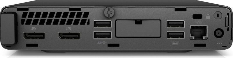 HP EliteDesk 800 G4 DM | i5-8500T | 8 GB | 256 GB SSD | WiFi | 2 x DisplayPort | Win 11 Pro, image 2 of 4