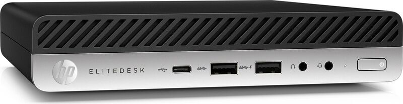 HP EliteDesk 800 G4 DM | i5-8500T | 8 GB | 256 GB SSD | WiFi | 2 x DisplayPort | Win 11 Pro, image 3 of 4