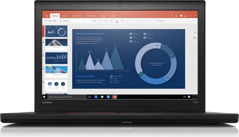 Lenovo ThinkPad T560 | i7-6600U | 15.6" | 8 GB | 256 GB SSD | FHD | Webcam | Win 10 Pro | DE, image 1 of 6