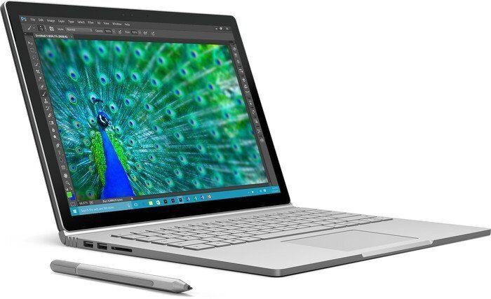 Microsoft Surface Book | 13.5" | i5-6300U | 8 GB | 256 GB SSD | GeForce 940M | kompatibler Stylus | Win 10 Pro | UK, image 2 of 2
