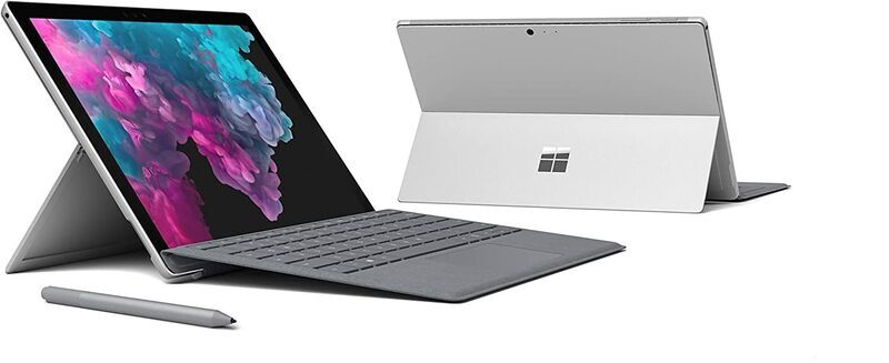 Microsoft Surface Pro 6 (2018) | i5-8350U | 12.3" | 8 GB | 128 GB SSD | kompatibler Stylus | Win 10 Pro | Platin | US, image 1 of 2