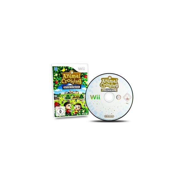 Nintendo Wii | inkl. Spiel | 1 Nunchuk | 1 Controller | schwarz | Animal Crossing - Lets Go To The City (DE Version), image 4 of 4