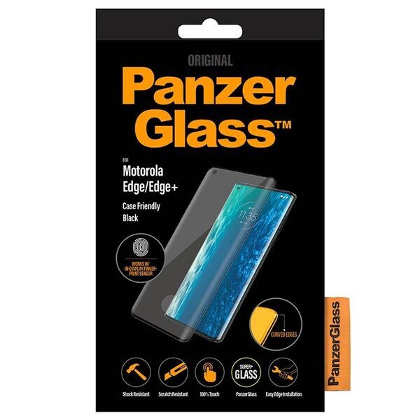Displayschutz Motorola | PanzerGlass™ | Motorola Edge/Edge+ | Clear Glass, image 1 of 1