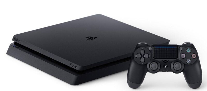 Sony PlayStation 4 Slim | 500 GB | 1 Controller | schwarz, image 2 of 2