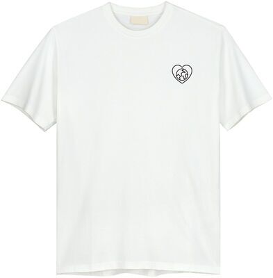 refurbed - Zirkuläres Unisex T-Shirt Planet Love Print