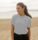 refurbed - Recycelbares Unisex T-Shirt Earth Print | grau | Größe L, thumbnail 1 of 4