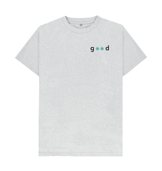 refurbed - Recycelbares Unisex T-Shirt Good Print | grau | Größe XXL, image 2 of 3