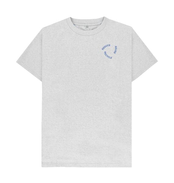refurbed - Recycelbares Unisex T-Shirt Reduce Print | grau | Größe XXL, image 2 of 4