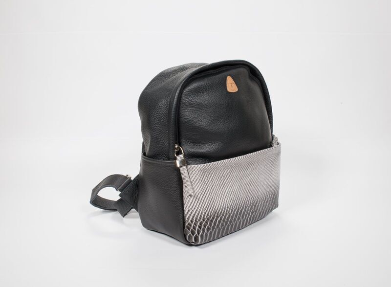 RITAGLI DI G - Rucksack Alina Schwarz und Weiß | Einheitsgröße, image 2 of 4