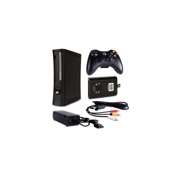 Xbox 360 Slim | inkl. Spiel | glänzend schwarz | 250 GB | Controller | Star Wars The Force Unleashed 2 (DE Version), image 2 of 3