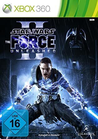 Xbox 360 Slim | inkl. Spiel | glänzend schwarz | 250 GB | Controller | Star Wars The Force Unleashed 2 (DE Version), image 3 of 3