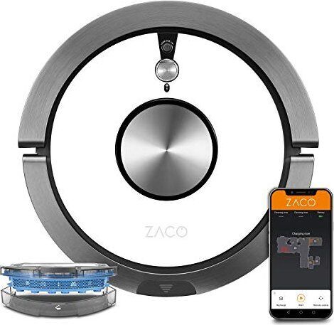 ZACO A9sPro White Edition Staubsaugerroboter mit Wischfunktion | weiß, image 1 of 1