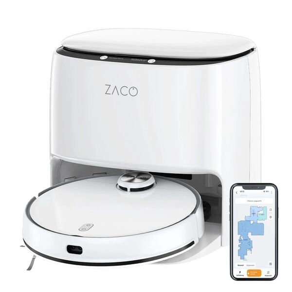 ZACO M1S Staubsaugerroboter mit Wischfunktion | weiß, image 1 of 1