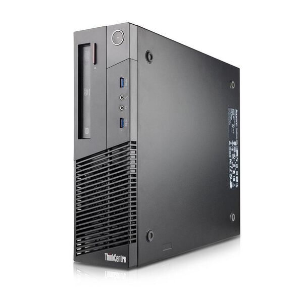 Lenovo ThinkCentre M93p SFF | Intel 4th Gen | i7-4770 | 8 GB | 500 GB HDD | DVD-RW | Win 10 Pro, image 1 of 2
