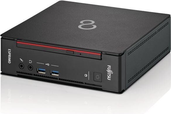 Fujitsu Esprimo Q556 | i3-6100T | 4 GB | 128 GB SSD | DVD-RW | Win 10 Home, image 1 of 2