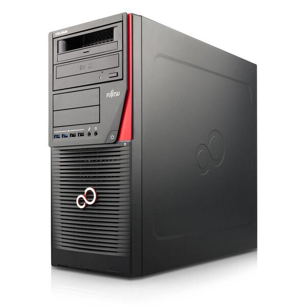 Fujitsu Celsius M740 Workstation | Xeon E5 | E5-1630 v4 | 32 GB | 512 GB SSD | 2 TB HDD | Quadro M4000 | DVD-RW | Win 10 Pro, image 1 of 2