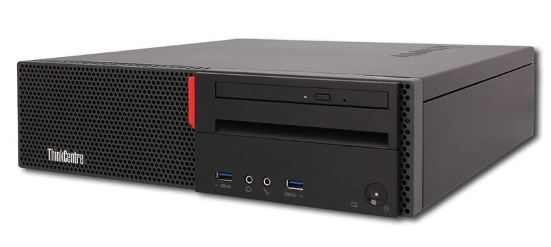 Lenovo ThinkCentre M700 SFF | Intel 6th Gen | i3-6500 | 4 GB | 128 GB SSD | DVD-RW | Win 10 Pro, image 1 of 2