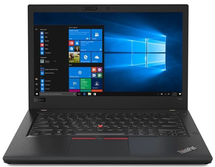 Lenovo ThinkPad T480 | i5-8350U | 14" | 16 GB | 1 TB SSD | FHD | Webcam | Win 10 Pro | DE 1